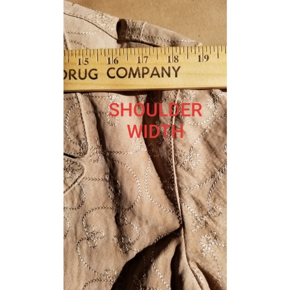 🫎- Vintage Leather Jacket by Carolina Colours. Size Large - Picture 4 of 12